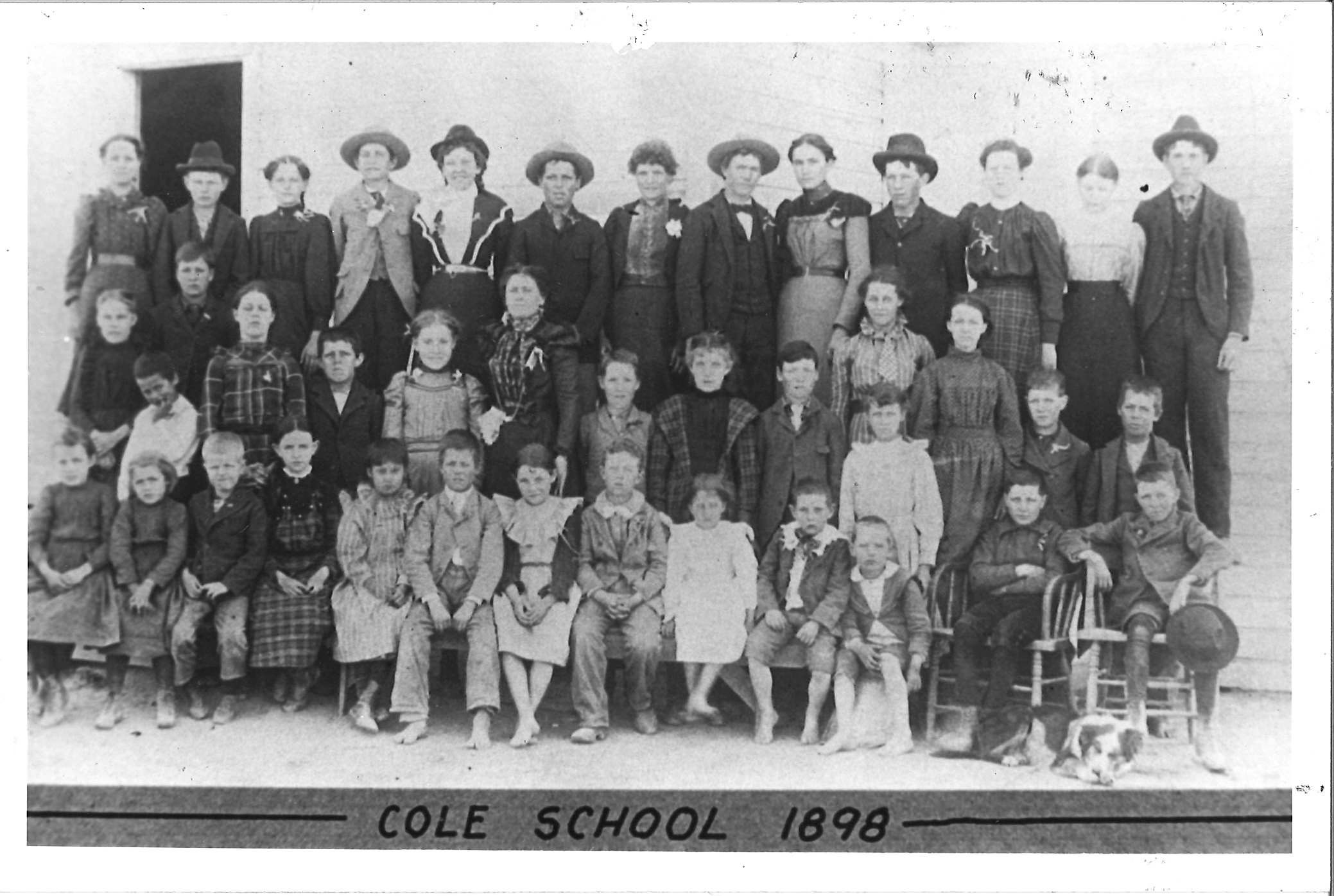 Cole Elementary School Students 1898